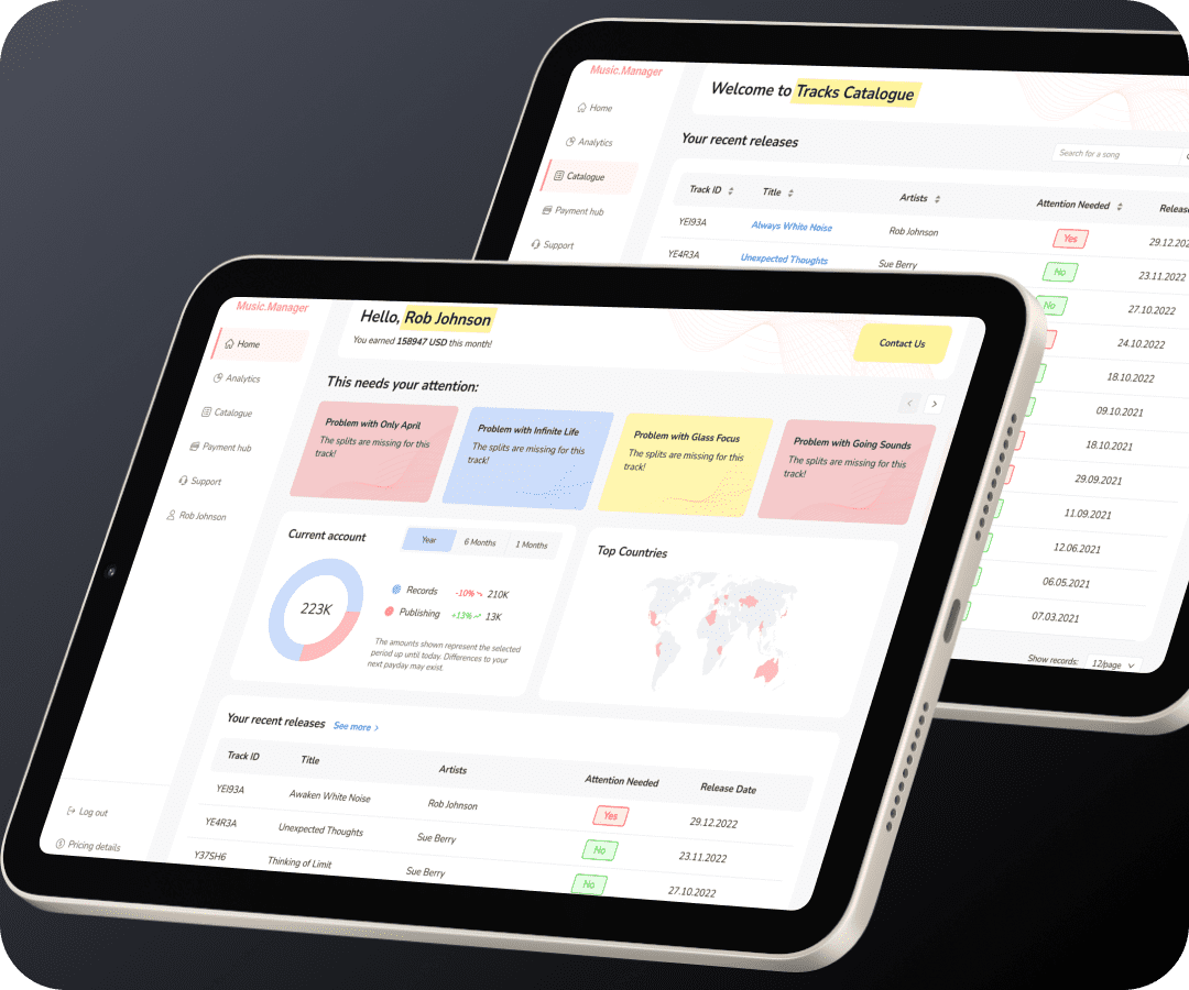 Music Manager App Development