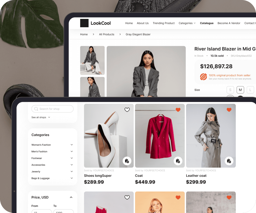 Outfit Marketplace Development via Medusa & Next.js