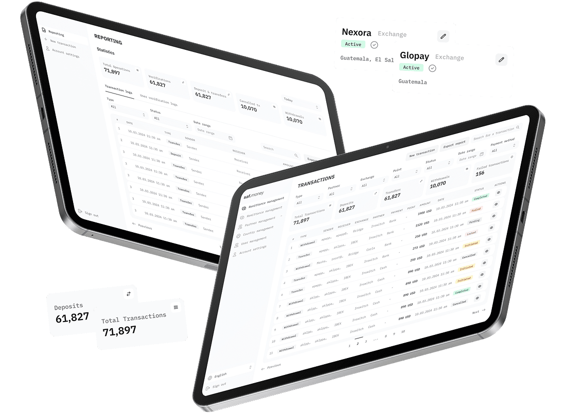 Fiat-Crypto Cross-Border Instant Transactions Platform
