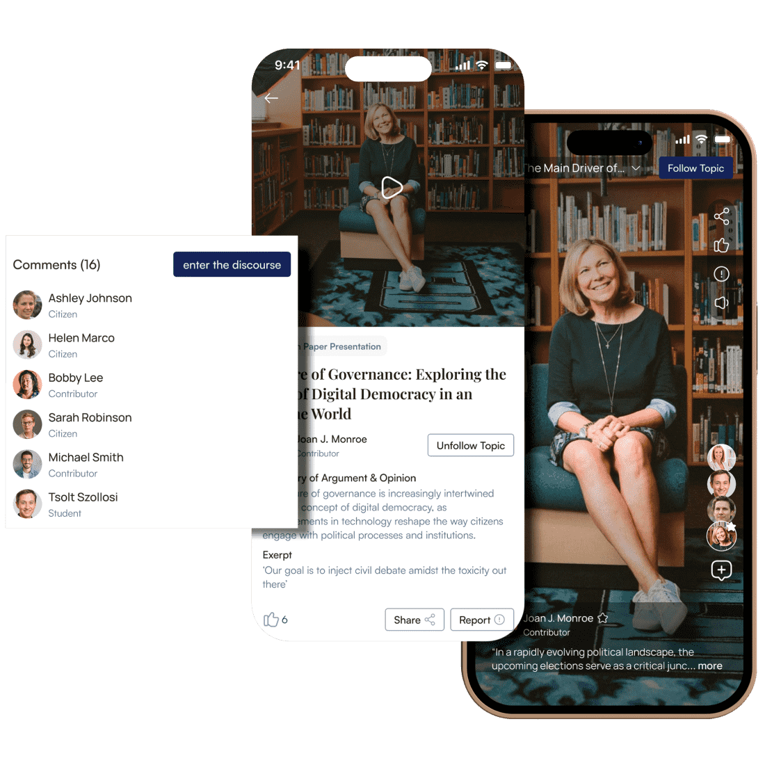 Political Social Media Interface Optimization