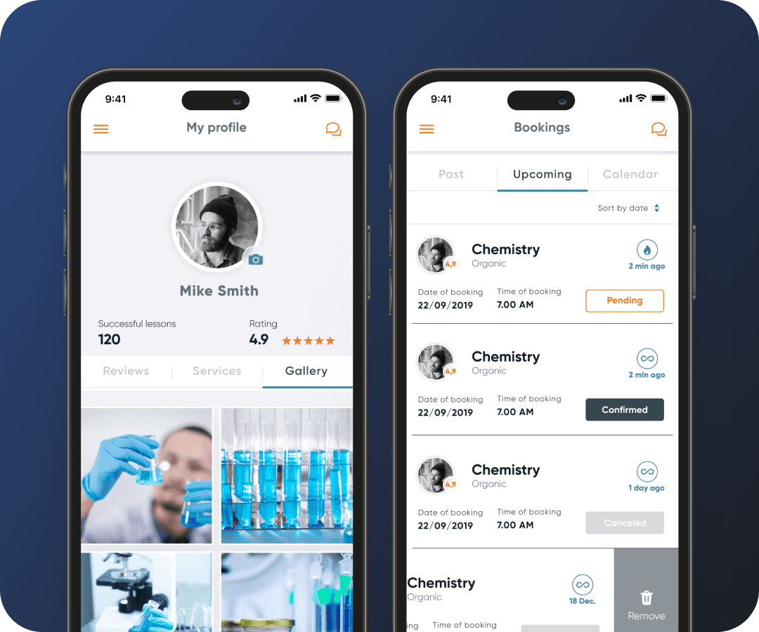 Mobile App for Tutors Portal